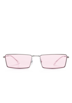Ray-Ban Emy rectangle-frame sunglasses - Silver