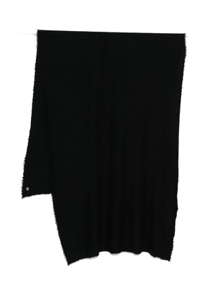 Faliero Sarti frayed scarf - Black