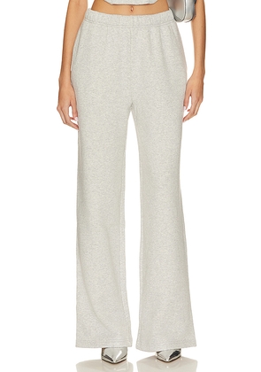 Good American Brushed Fleece Wide Leg Pant in Grey. Size 2X. Also in 4X, 5X.
