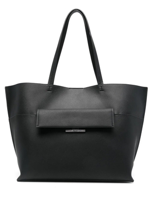 Calvin Klein faux-leather tote bag - Black