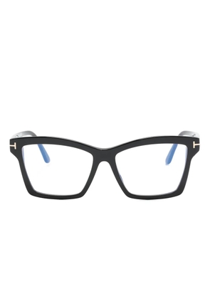TOM FORD Eyewear T-hinge square-frame glasses - Black