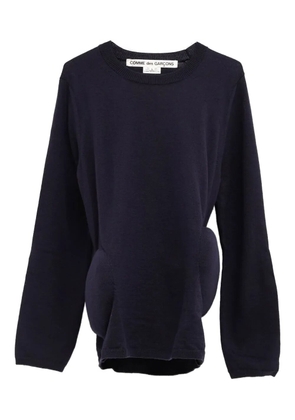 Comme Des Garçons padded-hips sweater - Blue