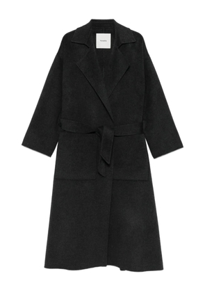 Nanushka belted wool coat - Grey