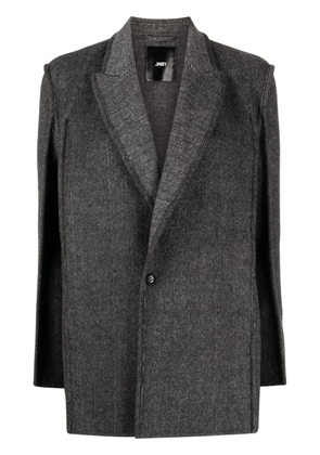 JNBY textured wool-blend blazer - Grey