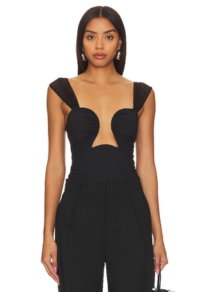 Free People x REVOLVE Double Take Bodysuit in Black. Size L. Also in XL.