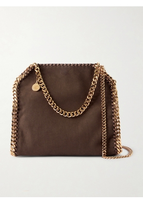 Stella McCartney - The Falabella Mini Suede Shoulder Bag - Brown - One size