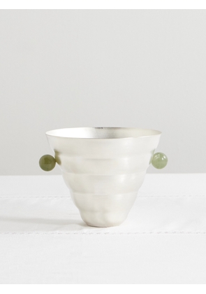 Natalia Criado - Michelin Silver-plated And Stone Vase - One size