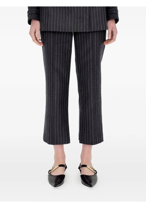 Simkhai Vera pinstripe-pattern trousers - Grey