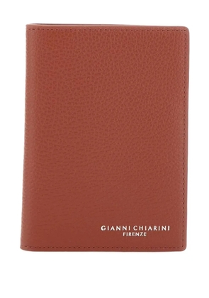 GIANNI CHIARINI leather passport holder - Brown