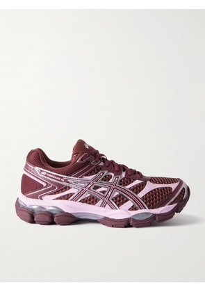 Asics - Gel-cumulus™ Rubber-trimmed Mesh Sneakers - Burgundy - UK 3,UK 3.5,UK 4,UK 4.5,UK 5,UK 5.5,UK 6,UK 6.5,UK 7,UK 7.5,UK 8,UK 8.5,UK 9,UK 9.5