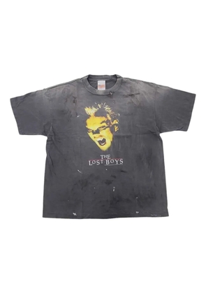 SAINT MXXXXXX graphic-print T-shirt - Black