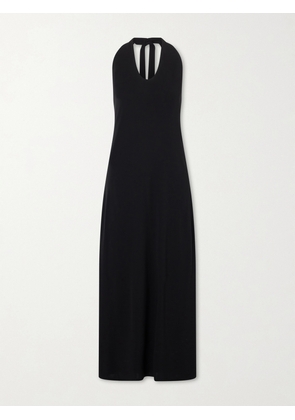 KALLMEYER - Bridgette Jersey Halterneck Maxi Dress - Black - x small,small,medium,large