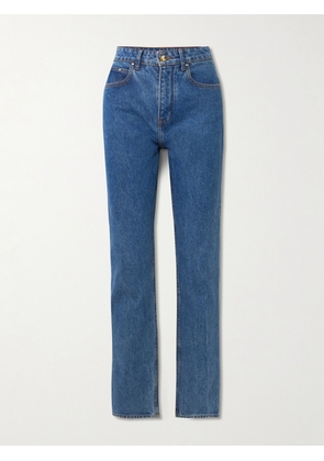OSSOU - Noon High-rise Straight-leg Jeans - Blue - 24,25,26,27,28,29,30,31