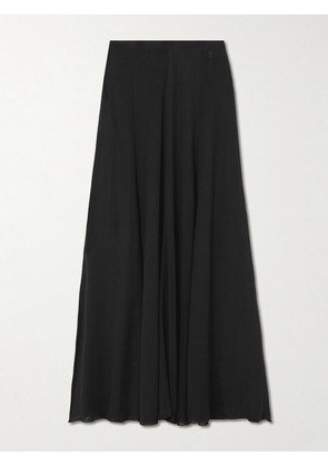 THE PARK - Olivia Embroidered Pyratex® Lyocell Maxi Skirt - Black - x small,small,medium,large