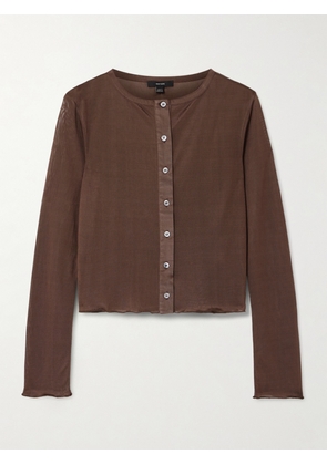THE PARK - Hazel Pyratex® Lyocell Cardigan - Brown - x small,small,medium,large