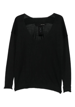 Isabel Benenato V-neck sweater - Black