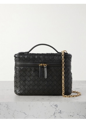 Bottega Veneta - Intrecciato Leather Shoulder Bag - Black - One size