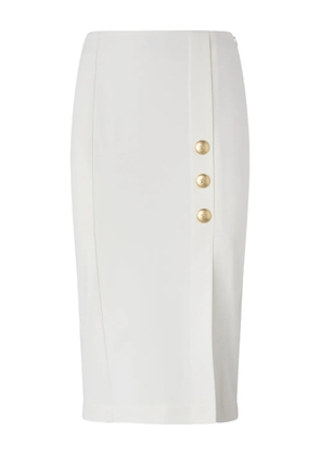 PINKO button-detail pencil skirt - White