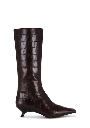 Jeffrey Campbell Nospace-CP Boots in Brown. Size 6. Also in 7, 7.5, 8.5.