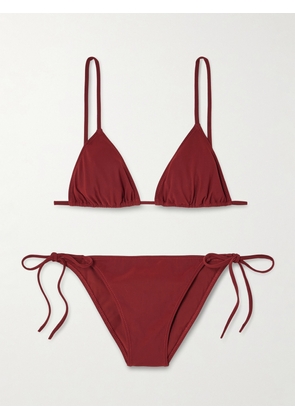 Lido - Venti Triangle Bikini - Burgundy - x small,small,medium,large,x large