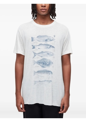 Osklen fish-print T-shirt - White