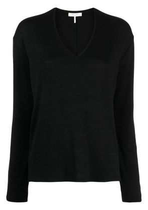 rag & bone Hudson fine-knit sweatshirt - Black