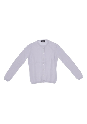 LA ROSE button cashmere cardigan - Blue