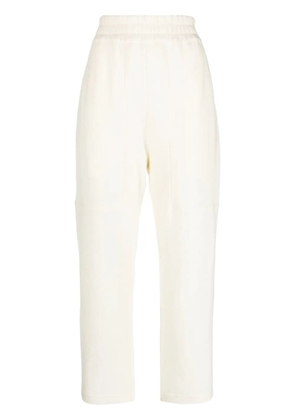 Gentry Portofino textured straight-leg track pants - Neutrals