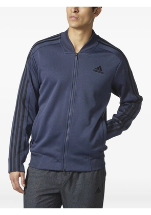 adidas three-stripe bomber jacket - Blue