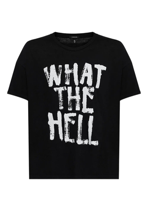 R13 printed cotton T-shirt - Black