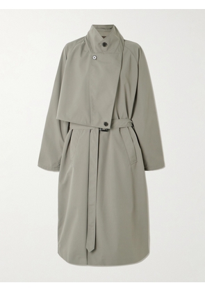 Tibi - Frank Belted Layered Shell Trench Coat - Gray - x small,small,medium,large,x large