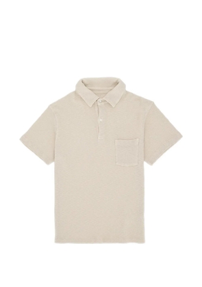 Fortela Missourim waffle pocket polo shirt - Neutrals