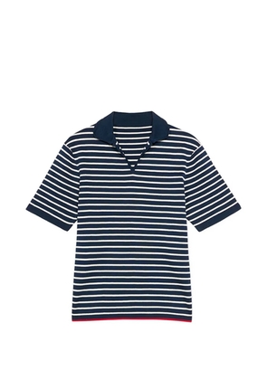 Fortela Andyb striped short-sleeve polo shirt - Blue