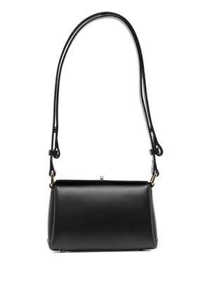 Plan C mini Folded leather shoulder bag - Black