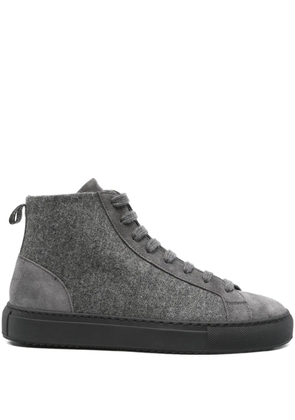 Doucal's suede lace-up sneakers - Grey
