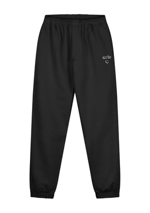 Arte Antwerp logo-detail heart track pants - Black