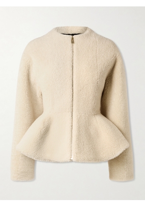 Alaïa - Shearling Jacket - Neutrals - FR 34,FR 36,FR 38,FR 40,FR 42