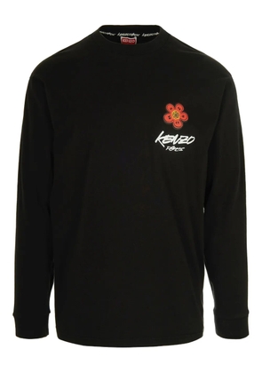 Kenzo x Futura 2000 flower-embellished T-shirt - Black