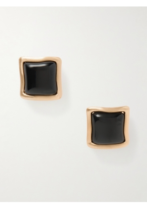 Cult Gaia - Suni Gold-tone And Resin Earrings - Black - One size