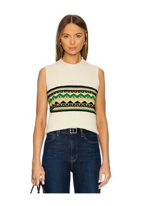 Guest In Residence Chalet Cashmere Vest in Cream. Size L. Also in XL.