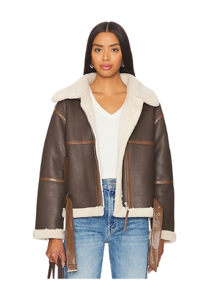 HEARTLOOM Olina Jacket in Brown. Size L. Also in M, S, XL, XS.