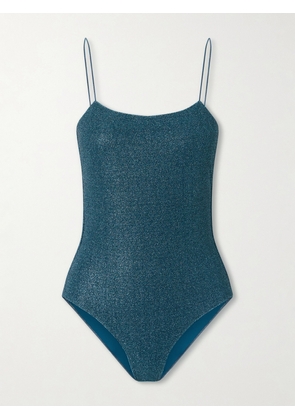 Oséree - Lumière Metallic Swimsuit - Blue - small,medium,large,x large