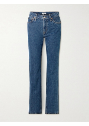 RE/DONE - 90s High-rise Straight-leg Jeans - Blue - 23,24,25,26,27,28,29,30