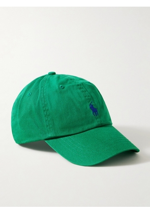 Polo Ralph Lauren - Embroidered Cotton-twill Cap - Green - One size