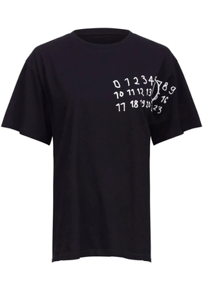 MM6 Maison Margiela logo-print cotton T-shirt - Black
