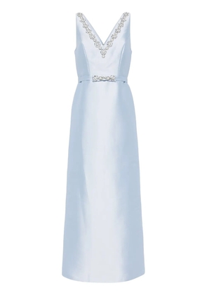 Sachin & Babi Garda mikado gown - Blue