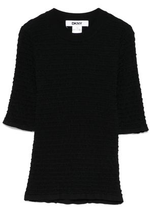 DKNY ruched T-shirt - Black