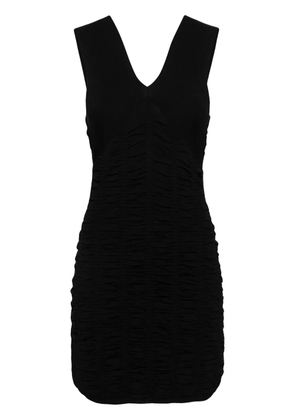 TWINSET ruched sleeveless mini dress - Black