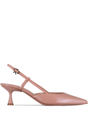 Gianvito Rossi slingback pointed-toe pumps - Pink