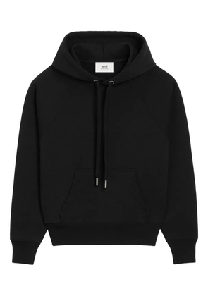 AMI Paris Ami De Coeur cotton hoodie - Black